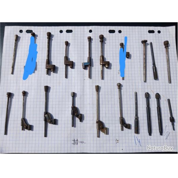 Support extracteurs de munitions bulldog velodog