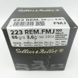 SELLIER BELLOT 223REM 55GR FMJ X100