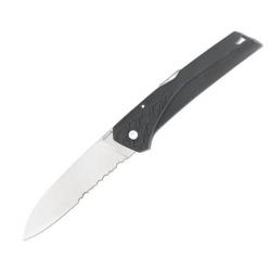 Couteau pliant Florinox "Kiana" manche gris motif "origine" FLKMGRIS