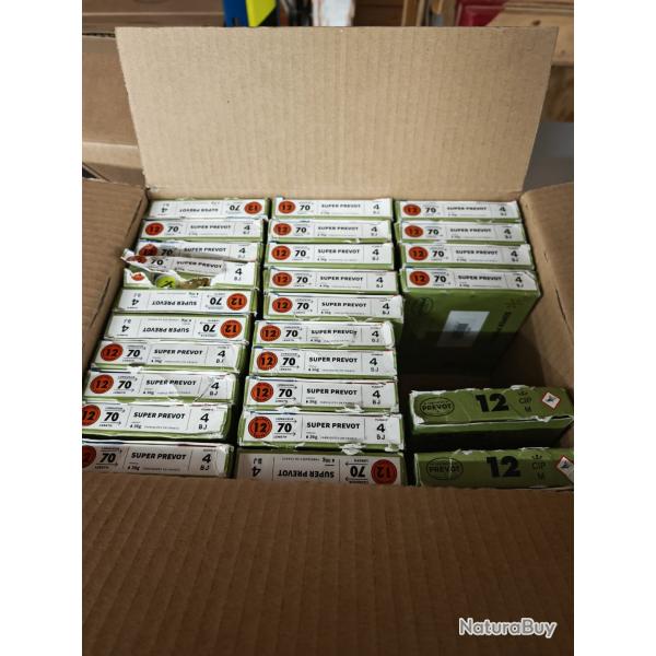 260 munitions 12/70 SUPER PREVOT BJ n4 36 g