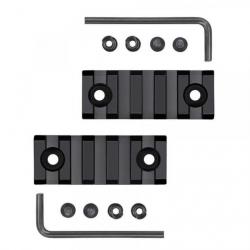 ( bipied) lot de 2  Rails  pour montage garde main Keymod