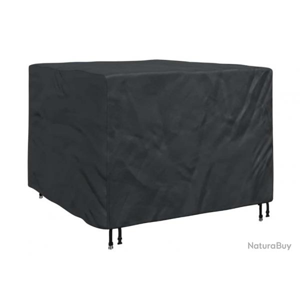 Housse mobilier extrieur noir 135x135x90 cm tissu 420D impermable rsistante pratique