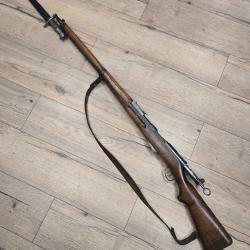 Carabine Schmidt Rubin G11 Cal 7,5x55 + baïonette