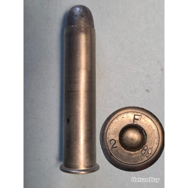 Une cartouche US 45/70  F/89/2 balle plomb tuis laiton tam Francfort Arsenal 1896