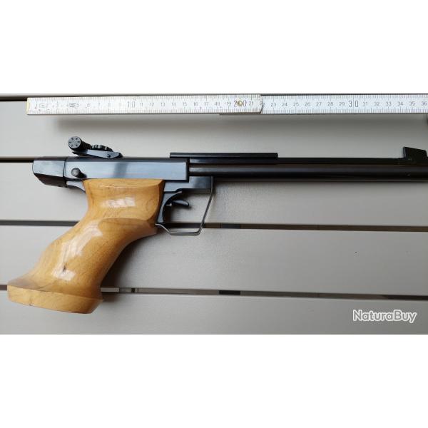 Pistolet Drulov 75, etat neuf, 22LR 1 coup, canon 25 cm