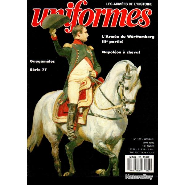 revue uniformes 127 , gaugameles, napolon  cheval, jeu de role macdoine