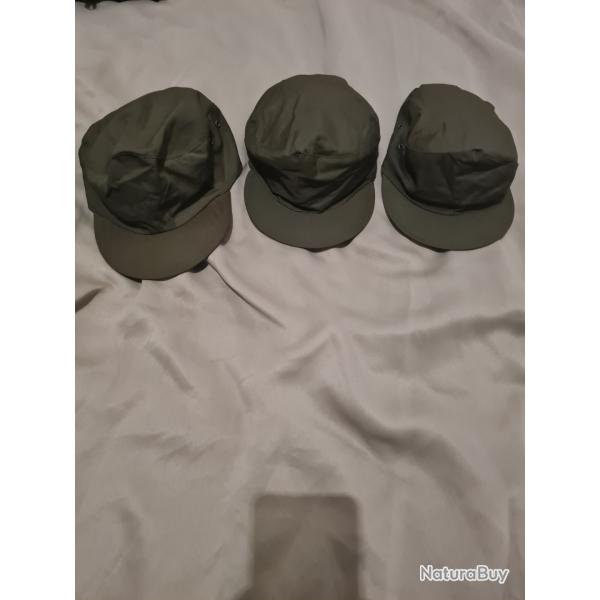 Lot 3 casquette arme italienne 1989T 59/60 ,