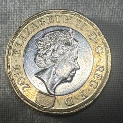 PIÈCE DE 1 LIVRE STERLING UK - ELIZABETH II - 2016/2017