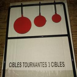 Cibles tournantes 3 cibles