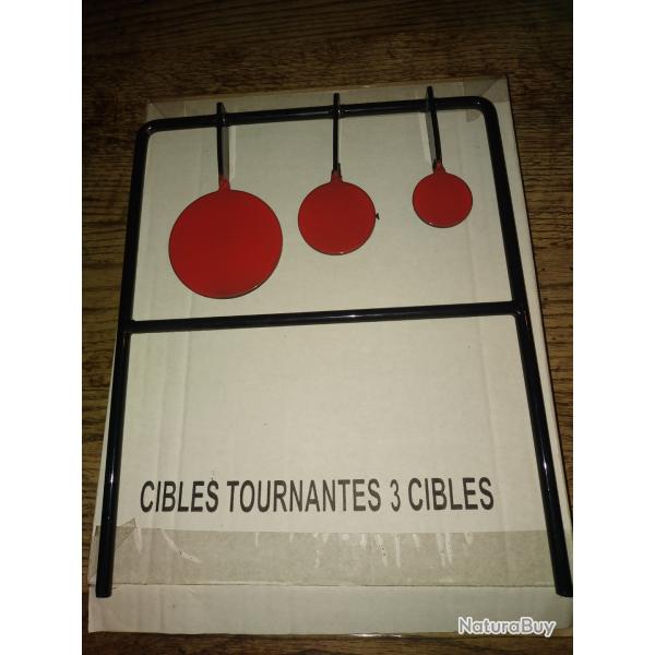 Cibles tournantes 3 cibles