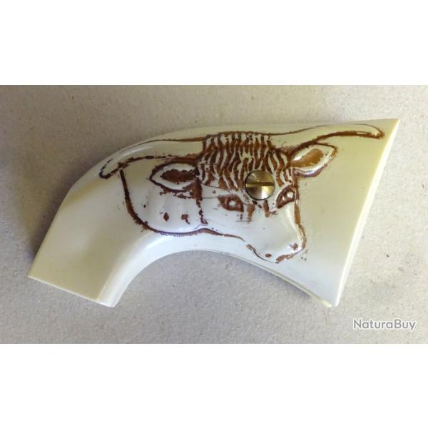 Plaque de crosse en plastique pour révolver