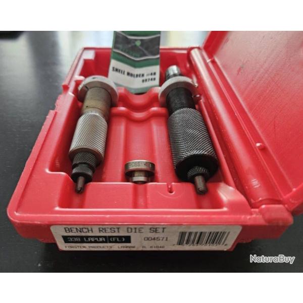 Jeu d'outils Forster Bench rest 338 Lapua Mag + SH