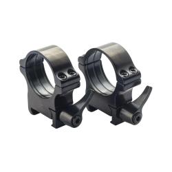 Anneaux RUSAN sur rail Picatinny/Weaver diamètre 34 mm 25 mm