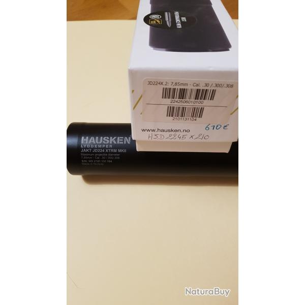 Modrateur de son Hausken JD 224 XTRM MK2 7,85mm - Cal. .30 /.300/.308