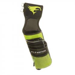 ELEVATION - Carquois de hanche NERVE Field GAUCHER (LH) BLACK-FLUOR GREEN