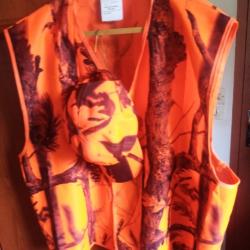 Gilet et casquette de sécurité fluo