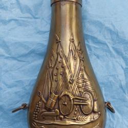 TRES BELLE POIRE A POUDRE ANCIENNE POUR COLT WALKER OU COLT DRAGOON
