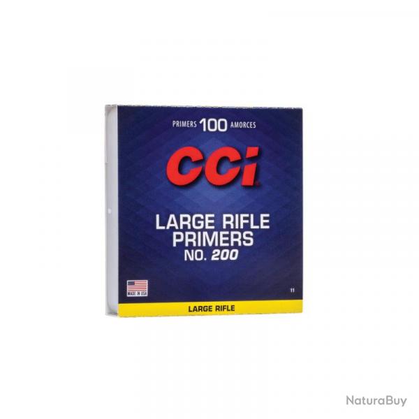 Amorce CCI Large rifle Primers N 200 x100