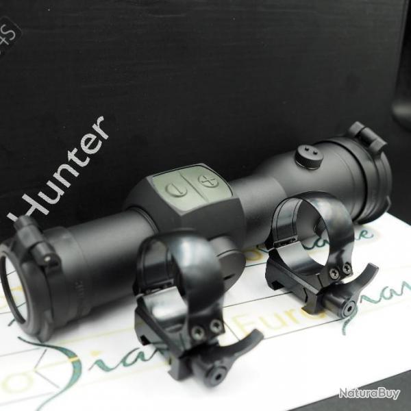 Aimpoint H34S 2 Moa, avec colliers en acier, amovible, pour rail Weaver/ Picatinny de 34 mm + rail