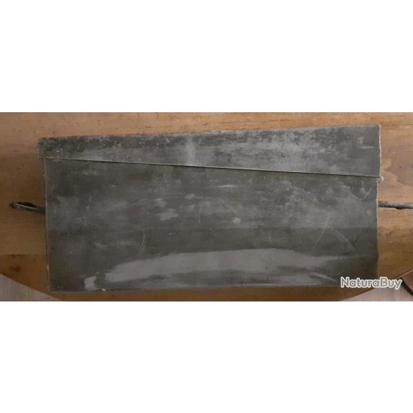 Caisse munitions alu  mitrailleuse MG ALLEMANDE