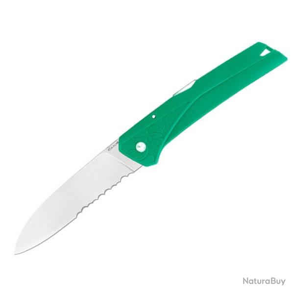 Couteau pliant Florinox "Kiana" manche vert motif "mer" FLKMVERT