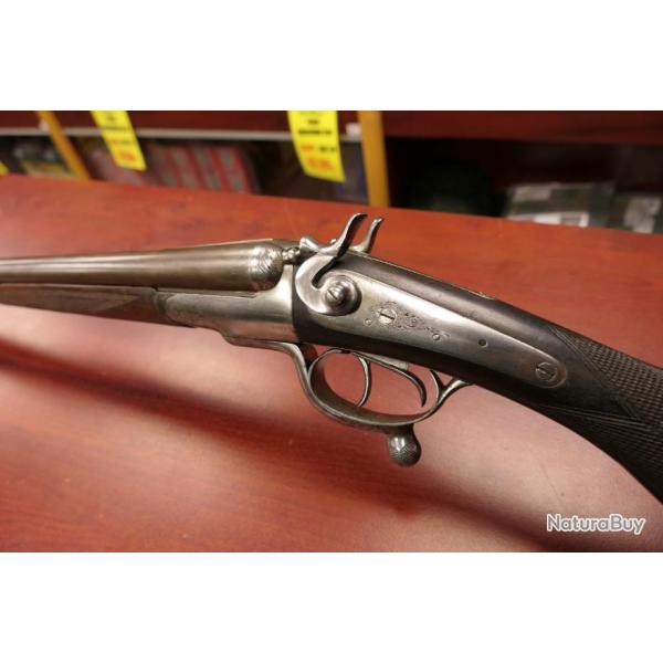 JOLI  FUSIL A CHIENS EXTERIEURS 24/65 , MISE A PRIX 1 EUROS SANS PRIX DE RESERVE
