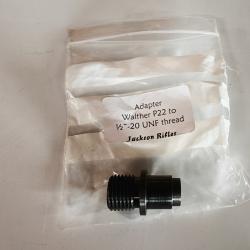 Adaptateur Walther P22 vers 1/2x20 pour modérateur