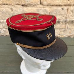 Képi France WW1 Sous Lieutenant 20eme Régiment d'infanterie RI Original 1914/1918