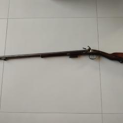 FUSIL  DE  DAME  A  SILEX  PLATINE  A  GAUCHE  CROSSE  A  LA  FRANCAISE