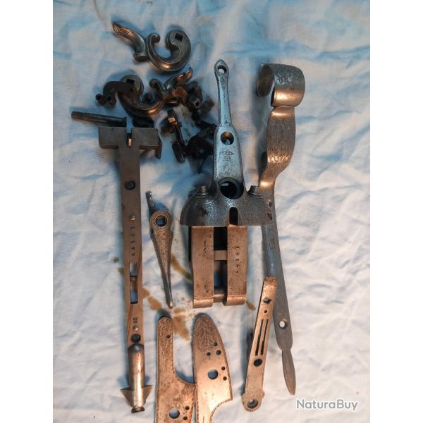 ensemble de pieces pour bascule fusil chasse   chiens