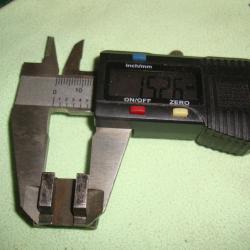 PAIRE D'EMBASE POUR LUNETTE A RAIL