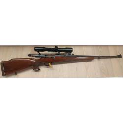 CARABINE A VERROU MAUSER MOD 66 CALIBRE 7X64 + LUNETTE ZEISS DIAVARI-D 1.5-6 X 40 OCCASION