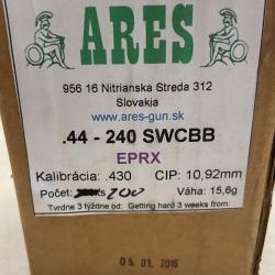 200 Ogives ARES Cal.44 - 240 gr SWCBB