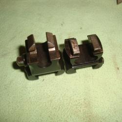 PAIRE D'EMBASE A CROCHET POUR LUNETTE ZEISS