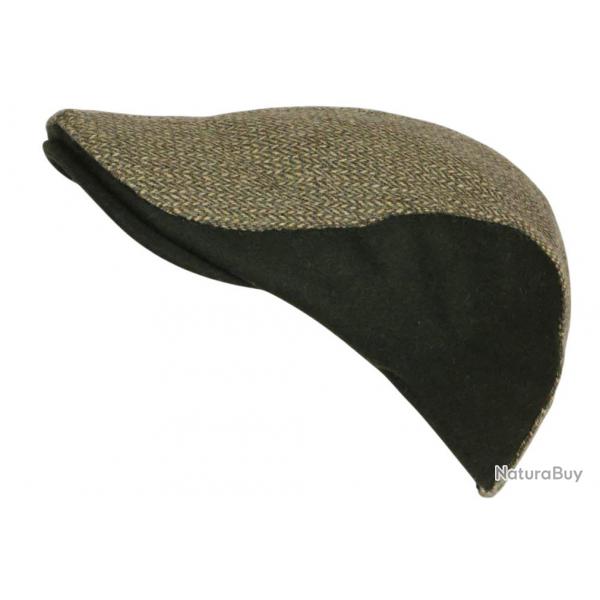 Bret Casquette Verte en Laine Mode Anglaise Tweed Vintage Rglable Morytz Taille unique Vert