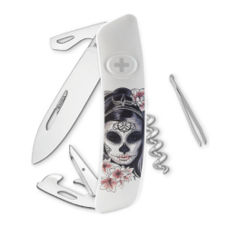 Couteau Suisse Swiza D03 Senorita Blanc - Multifonction
