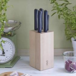 Bloc Couteaux Opinel Intempora (5 pièces) - Bois de Hêtre & Lames Inox Sandvik