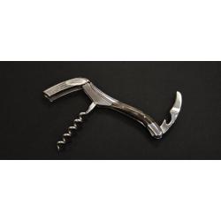 Sommelier Laguiole en Aubrac - Manche en Loupe de Peuplier - Réf. SOM99LPNI/LSJ1