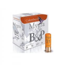 CARTOUCHE B&P mygra colombaccio calibre 20/70 31g n° 5-1/2 x25