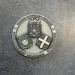Médaille de table Commandement Supérieur Interarmées Antilles-Guyane