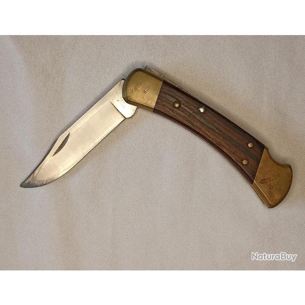 Couteau de poche BUCK USA 110 vintage Arme de Terre