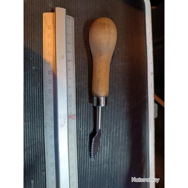 Outil a quadrillage des crosses outil a quadriller crosse de fusil carabine professionnel 2,2 mm  l1