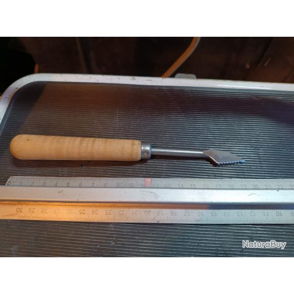 Outil a quadrillage des crosses outil a quadriller crosse de fusil carabine professionnel 2,2 mm  l2