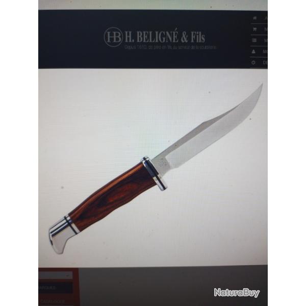 Poignard Buck woodsman hritage series