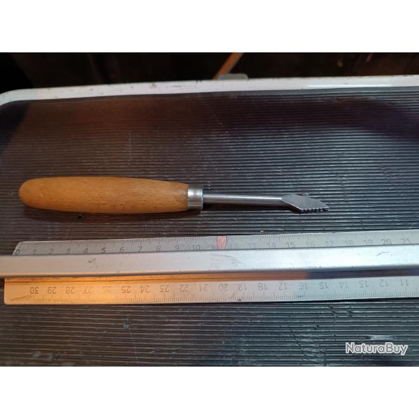 Outil a quadrillage des crosses outil a quadriller crosse de fusil carabine professionnel 2 mm  l4