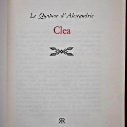 Le quatuor d'Alexandrie - Clea - Tome 4 - Lawrence Durrell