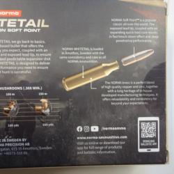 LOT DE 40 BALLES NORMA WHITETAIL CAL 308 WIN 180GR 11.7G