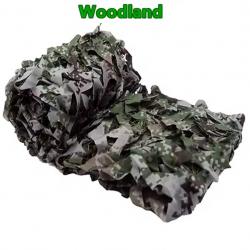 Filet de camouflage Woodland (3 mètres x 3 mètres) (4)