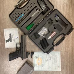 Luger MC9 calibre 9x19 avec mallette et accessoires + point rouge Vector optics