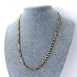 Chaîne artisanale cubaine neuve - Argent sterling 925 & or 18 carats - Be Lost